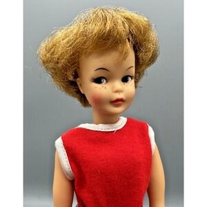Vintage Pepper Ideal Toy Doll W Outfit cute freckles
